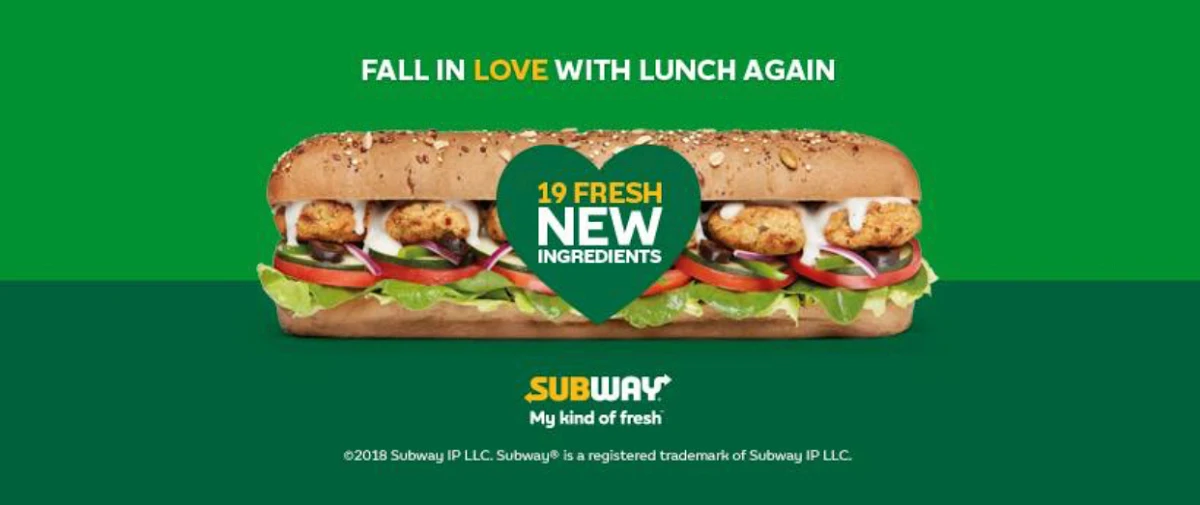 Menu, Subway