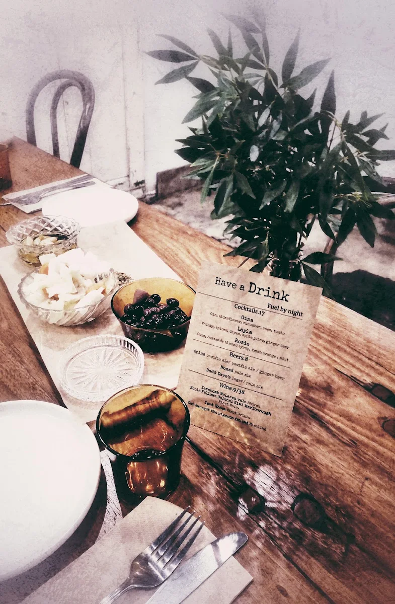 Menu, Fuel Espresso Bar