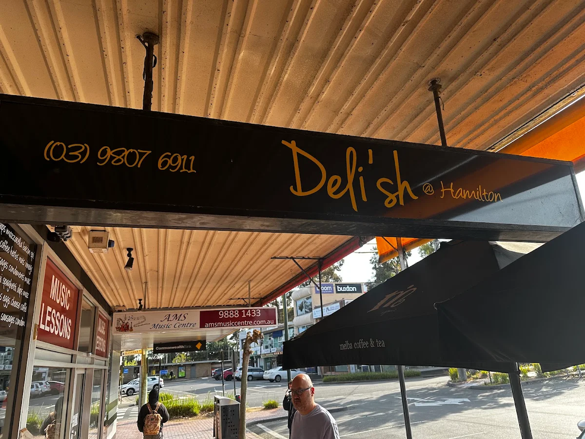 Menu, Deli'sh @ Hamilton
