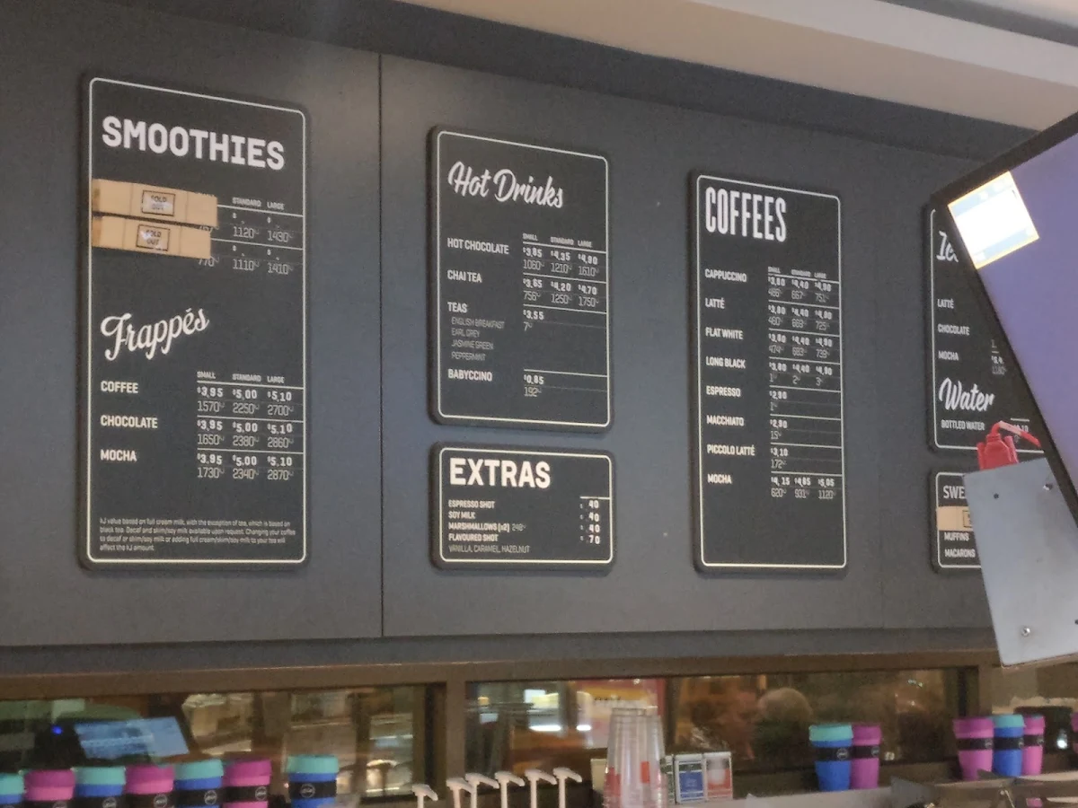Menu, McDonald's