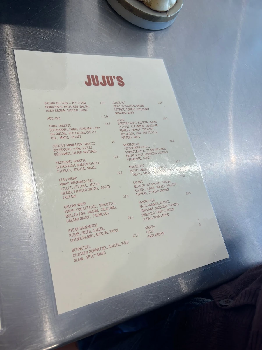 Menu, JUJU’S DELI