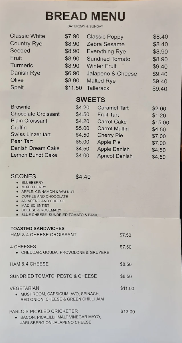Menu photo 1