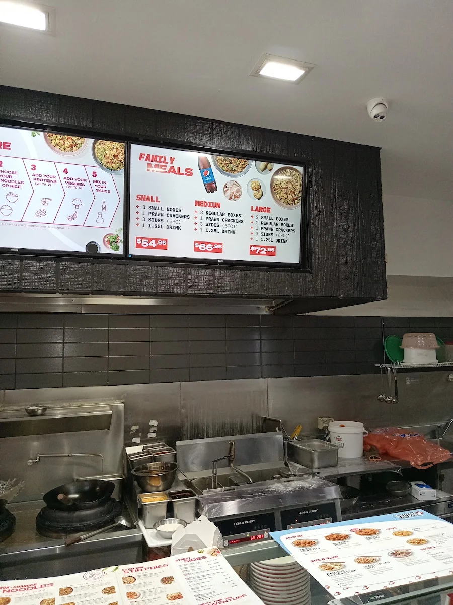 Menu, Noodle Box Port Melbourne