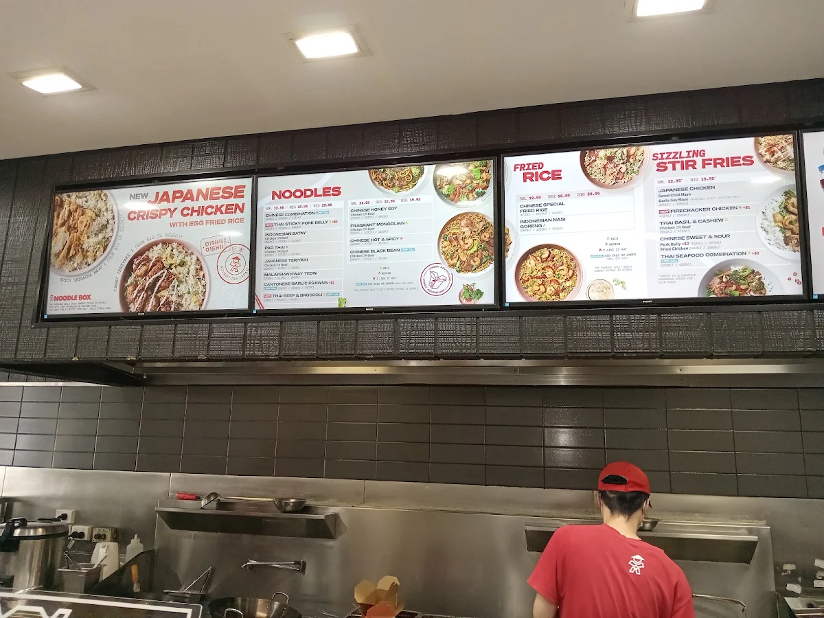 Menu, Noodle Box Port Melbourne