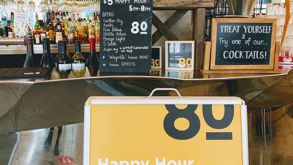 Menu, 80 Bar & Cafe