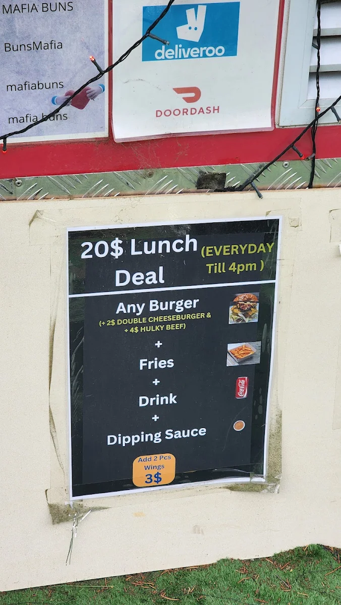 Menu, MAFIA BUNS