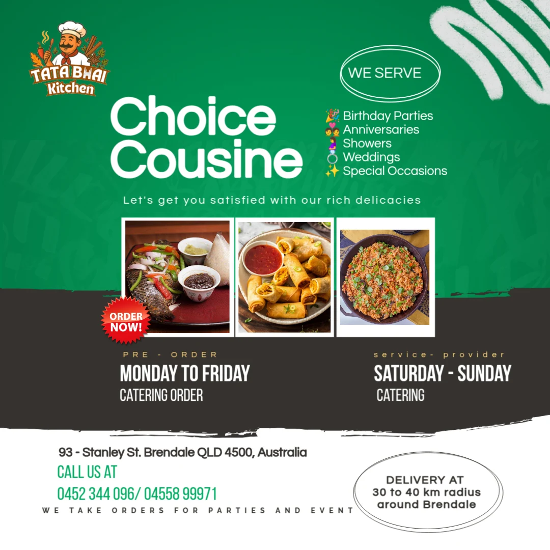 Menu, Tatabhai Kitchen
