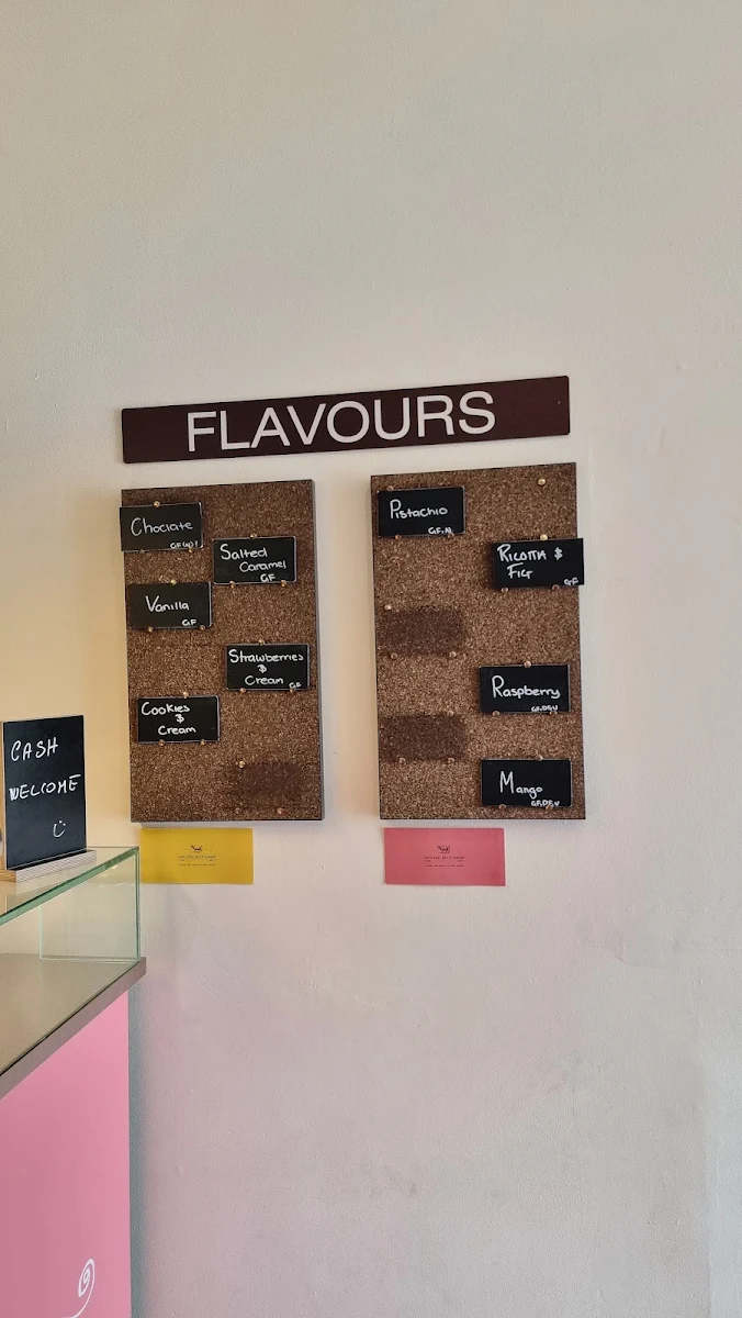 Menu, Gelato Man