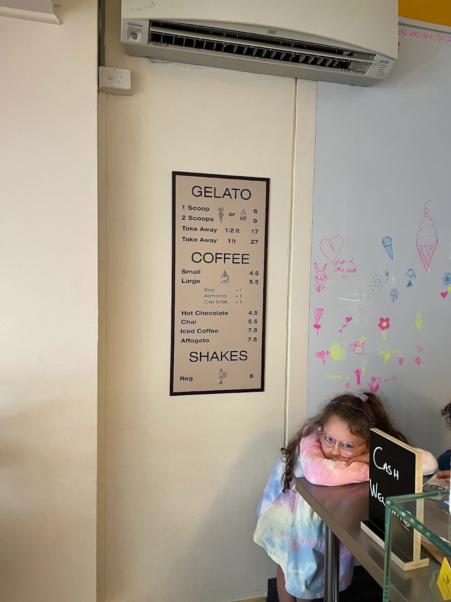 Menu, Gelato Man