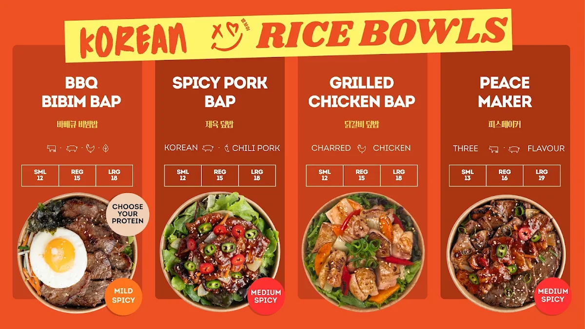 Menu, Bapboi Express(Macarthur central)