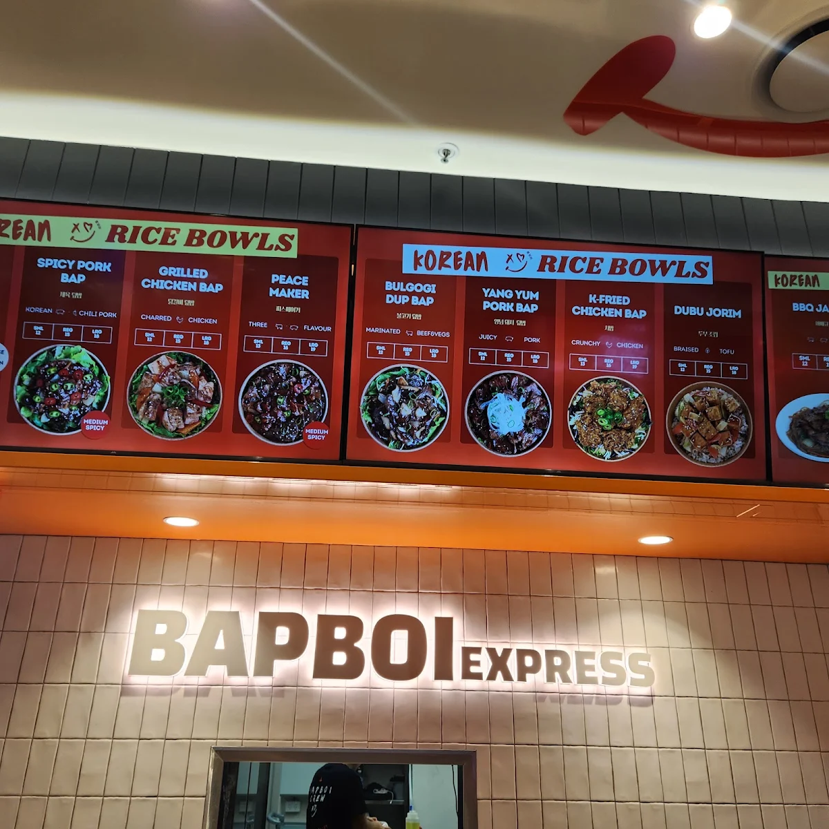 Menu, Bapboi Express(Macarthur central)