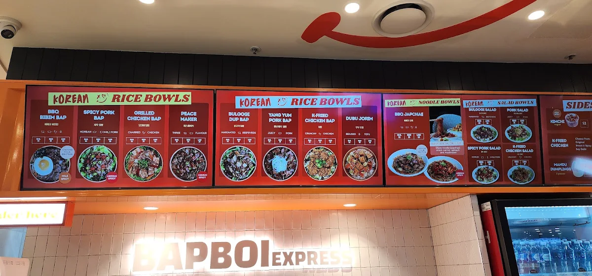 Menu, Bapboi Express(Macarthur central)