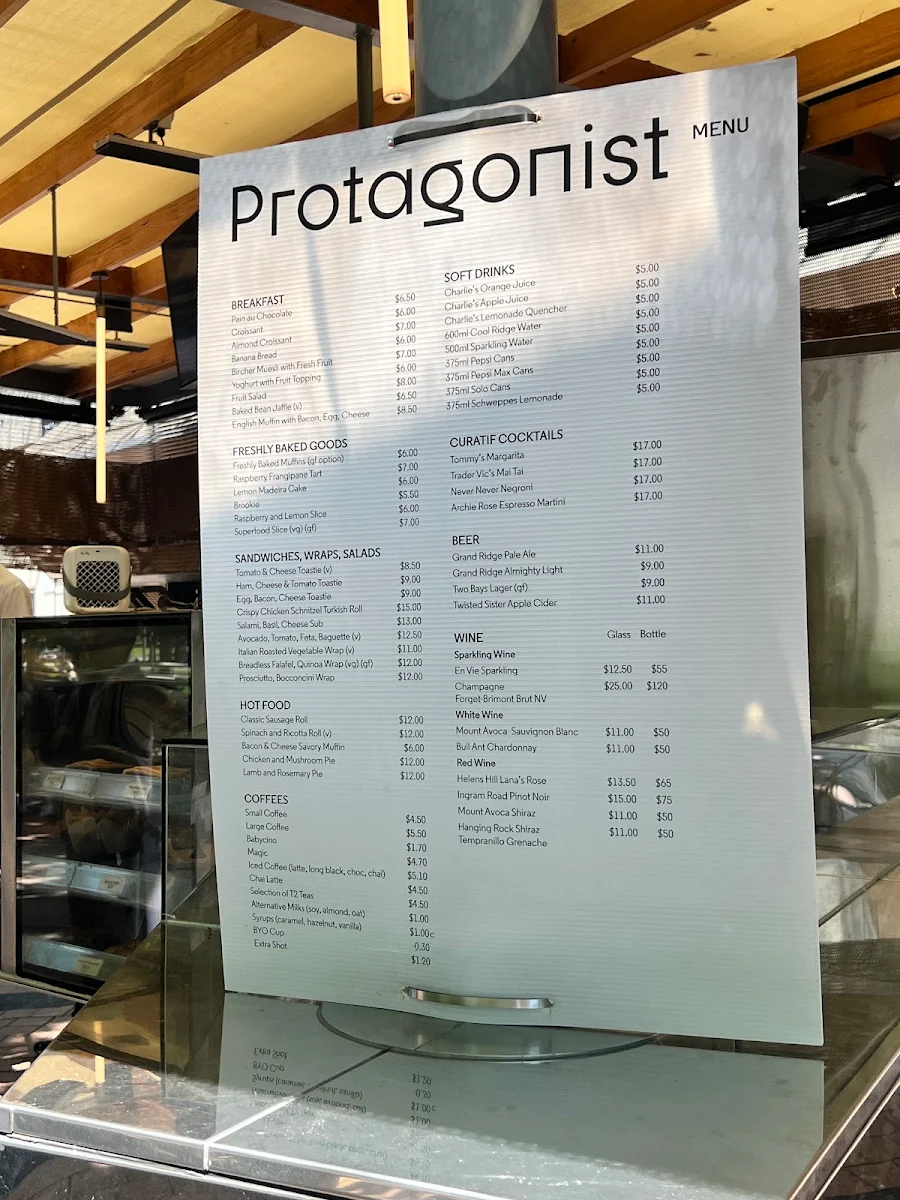 Menu, Protagonist