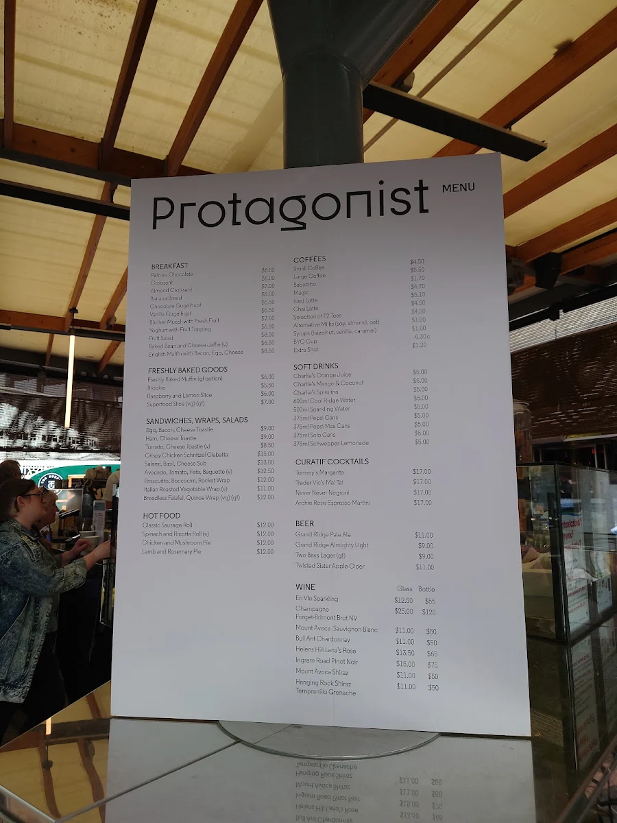 Menu, Protagonist