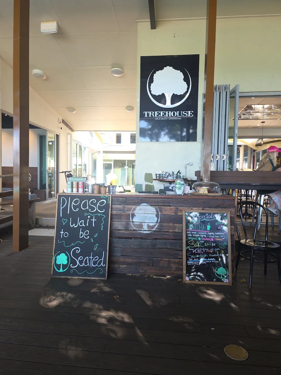 Menu, Treehouse Airlie Beach