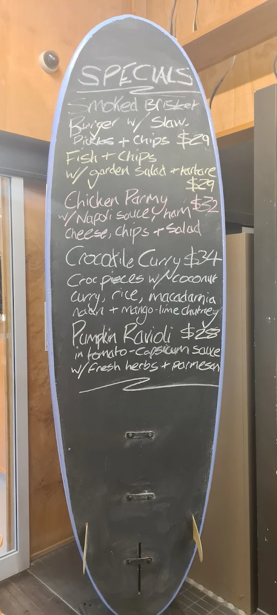 Menu, Sunset Social Bar & Bistro - Noosa North Shore
