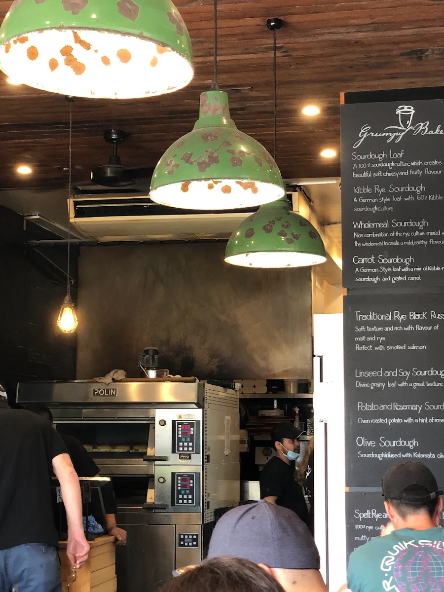 Menu, The Grumpy Baker