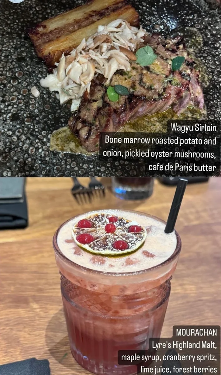 Menu, Warrior Restaurant & Bar