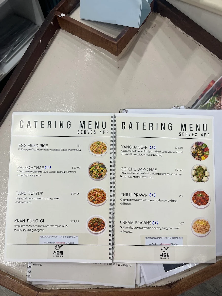 Menu, Seoul Jib