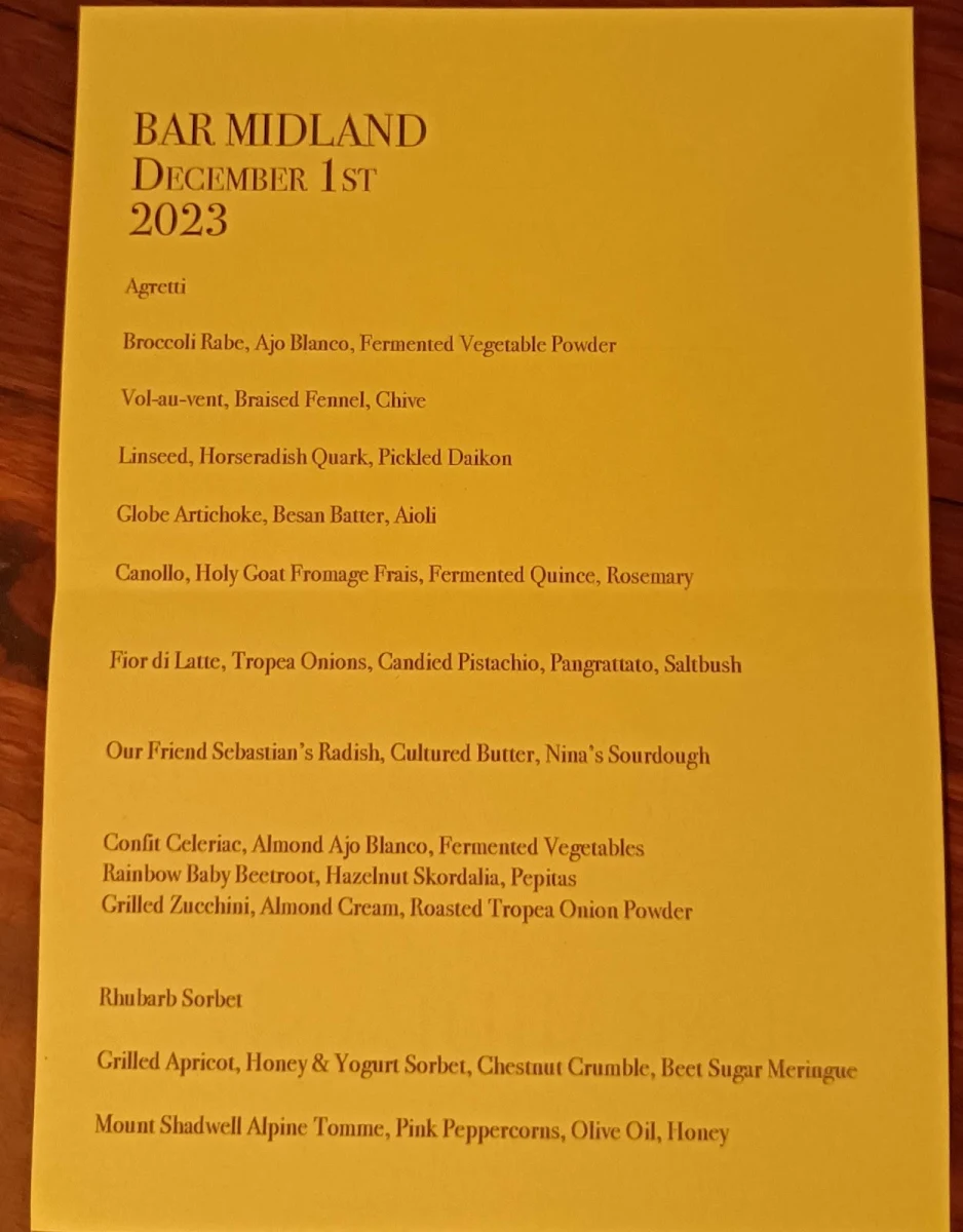 Menu photo 1