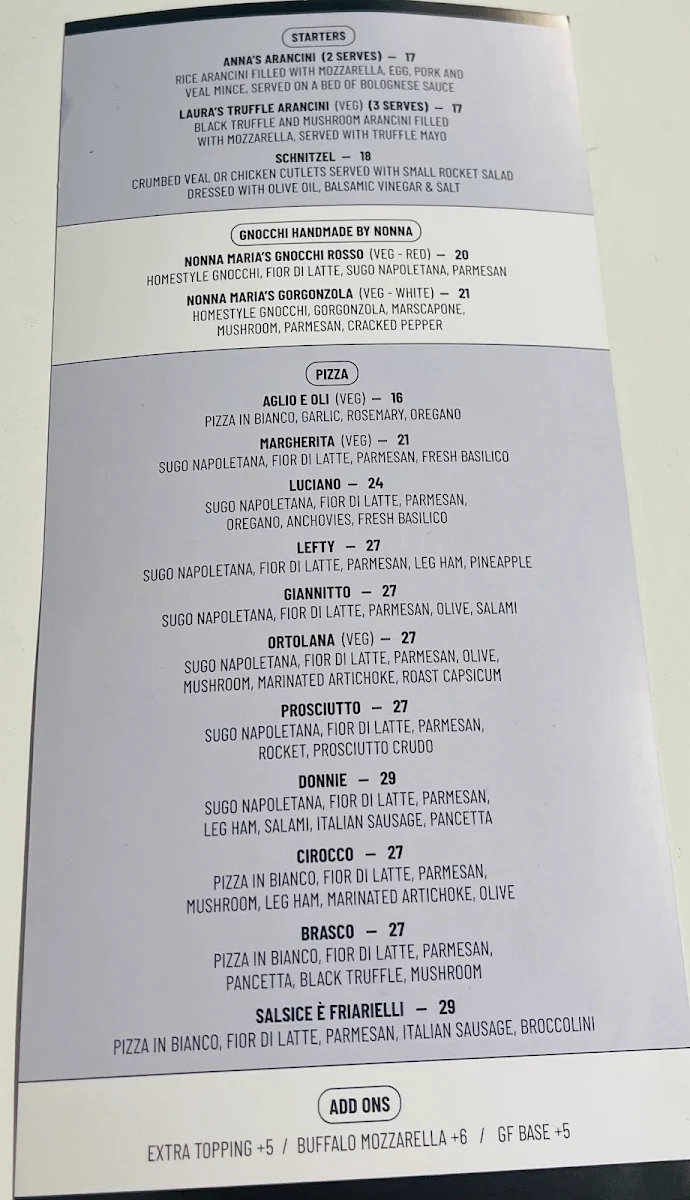 Menu photo 1