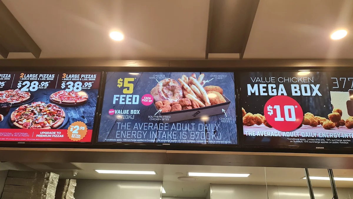 Menu, Domino's Pizza Piara WAters