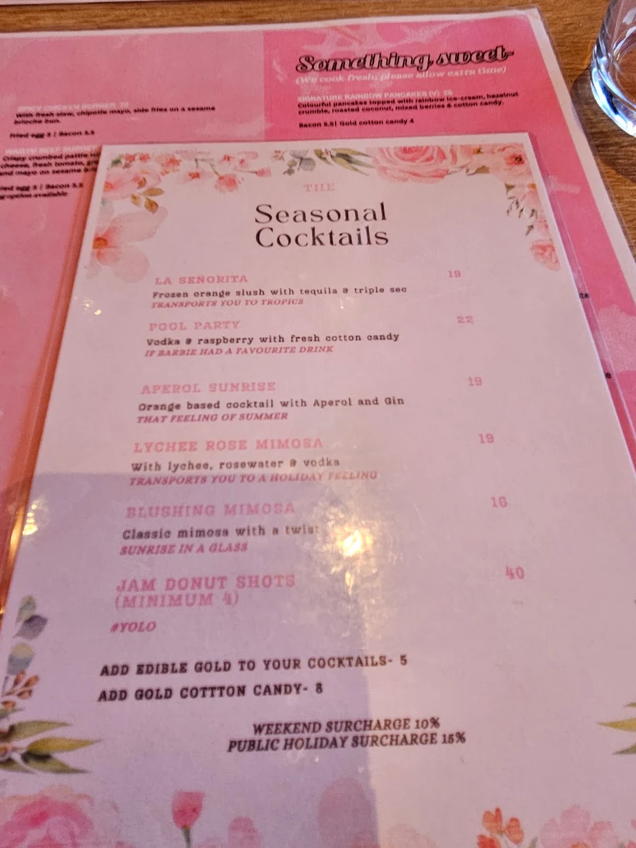 Menu, Feekah Cafe | Moonee Ponds