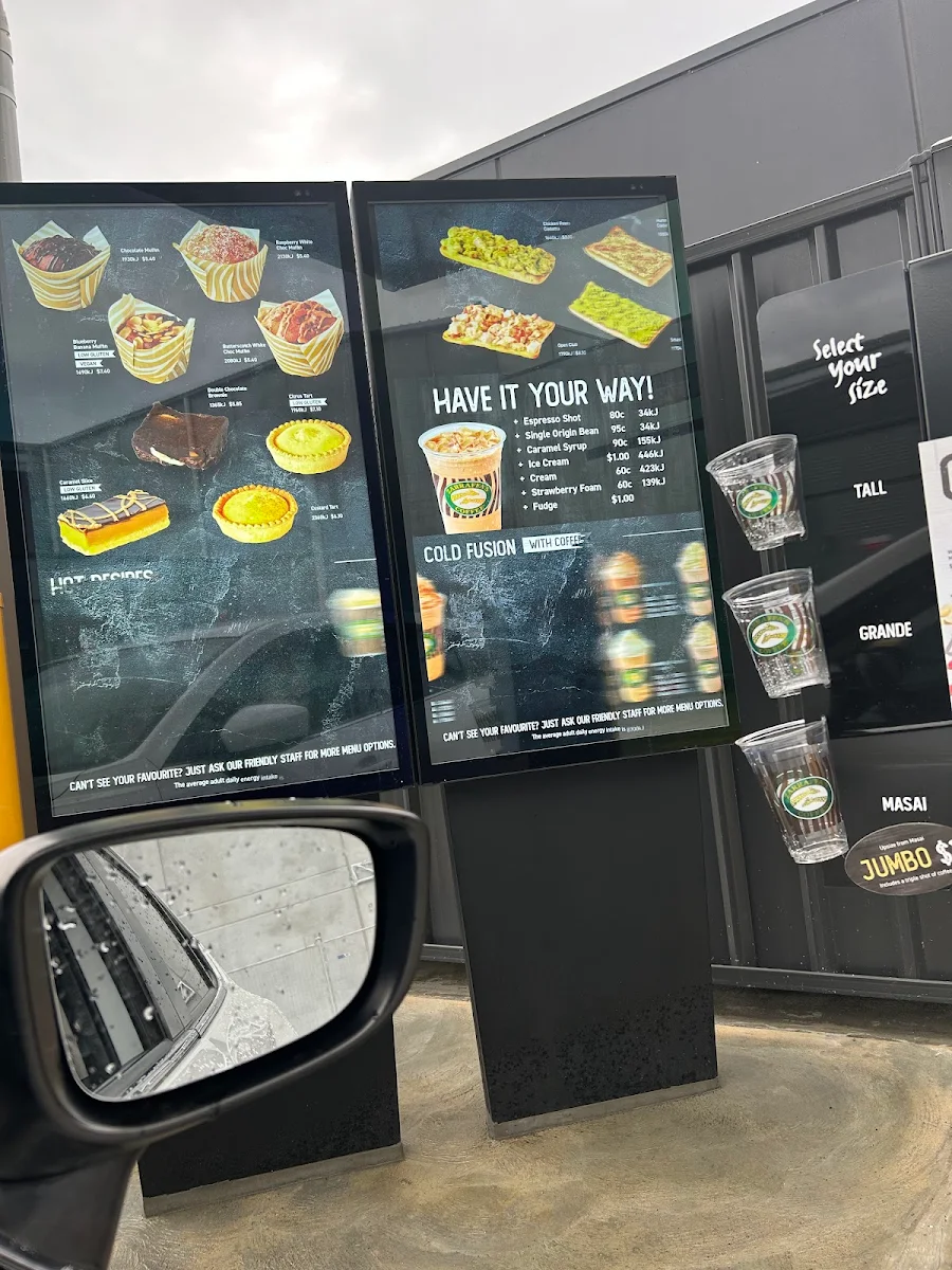 Menu, Zarraffa’s Coffee Pakenham South