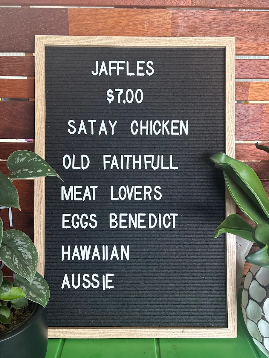 Menu, CUP OF JOan
