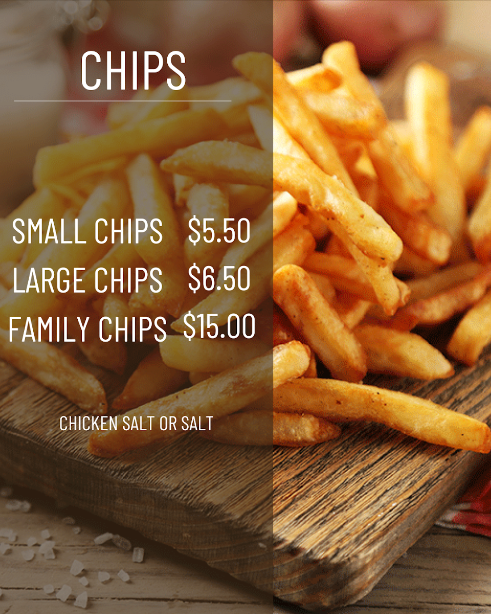 Menu, OZ GRILLZ