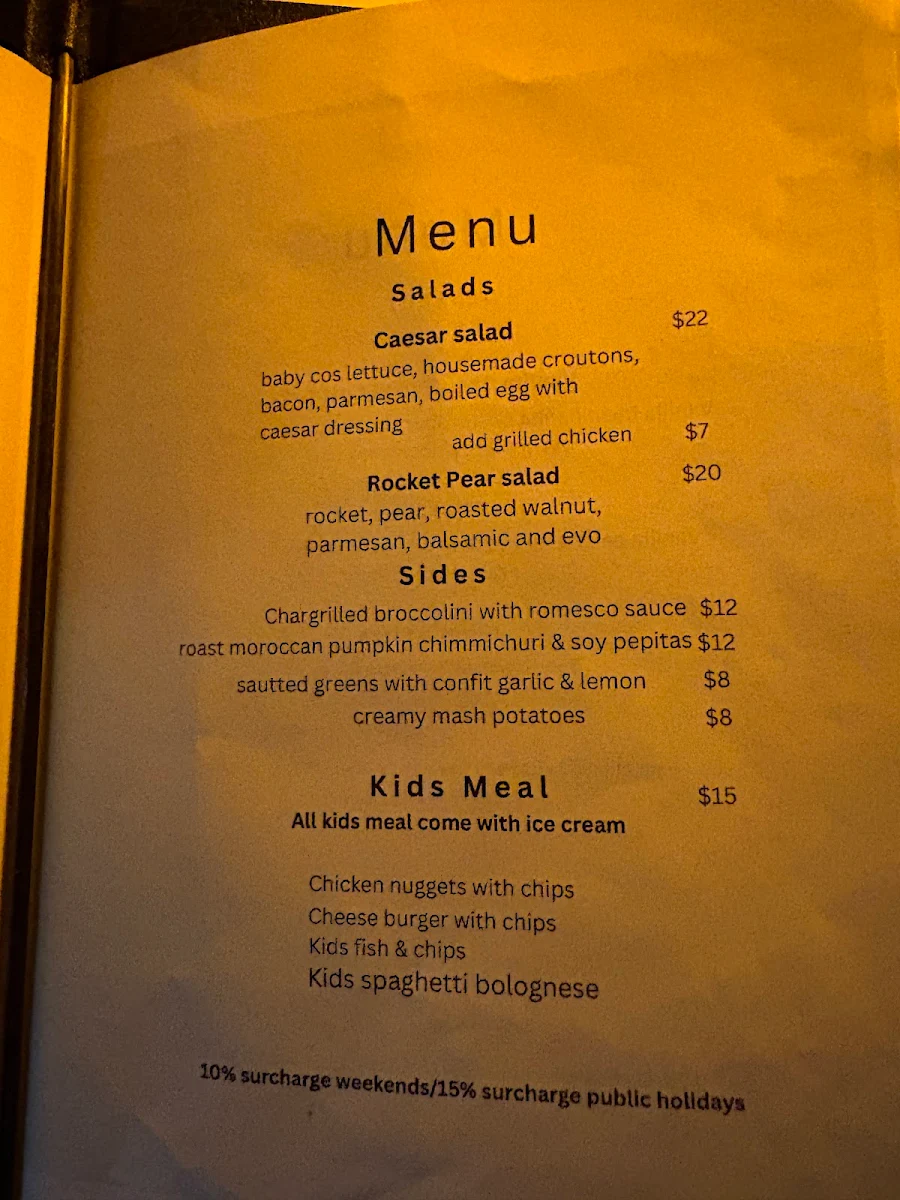 Menu, Erko Pantry