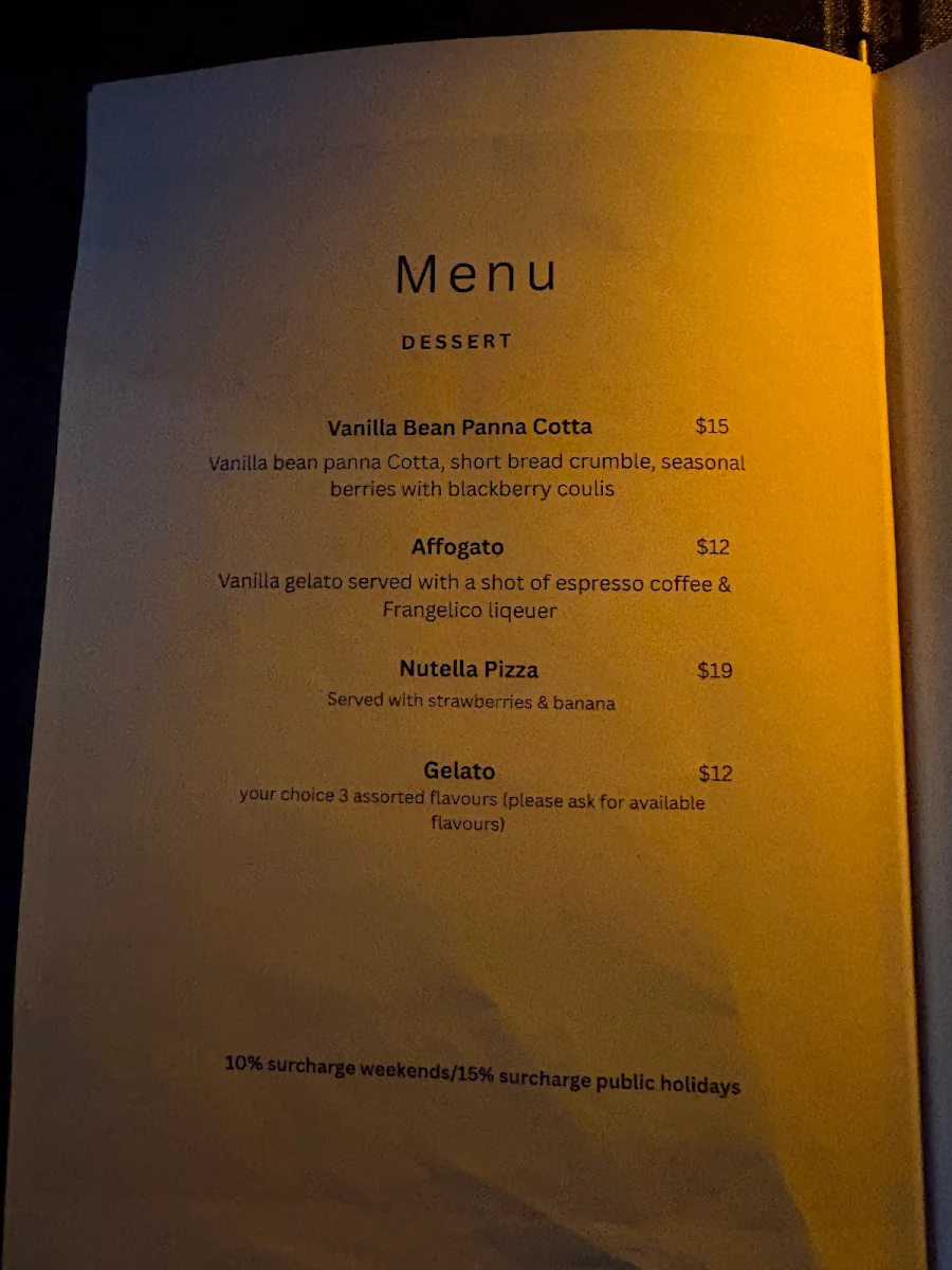 Menu, Erko Pantry