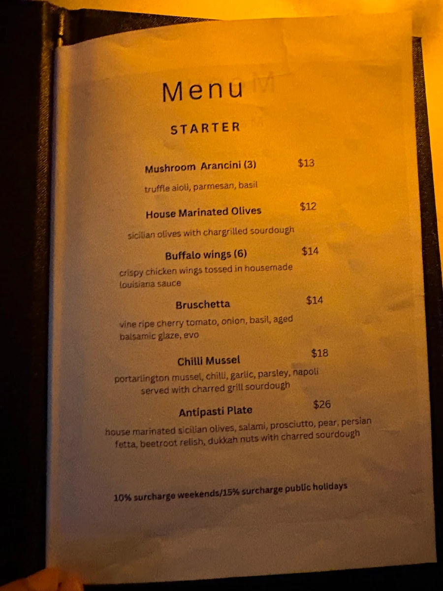 Menu, Erko Pantry