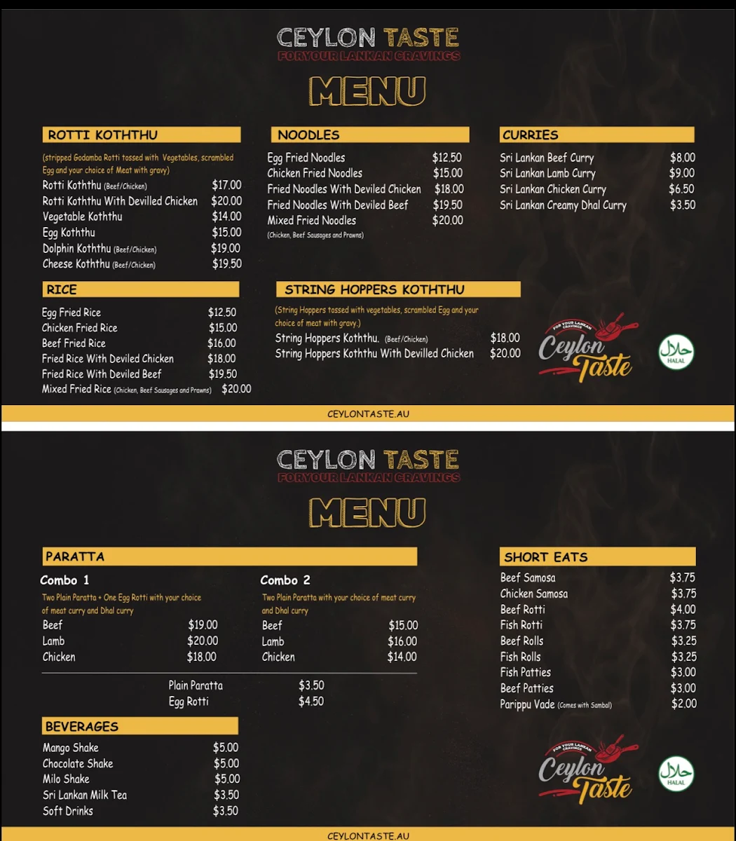 Menu photo 1