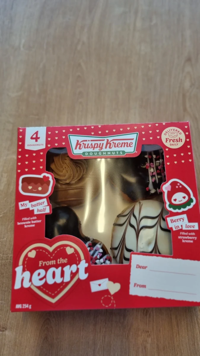 Menu, Krispy Kreme Coomera