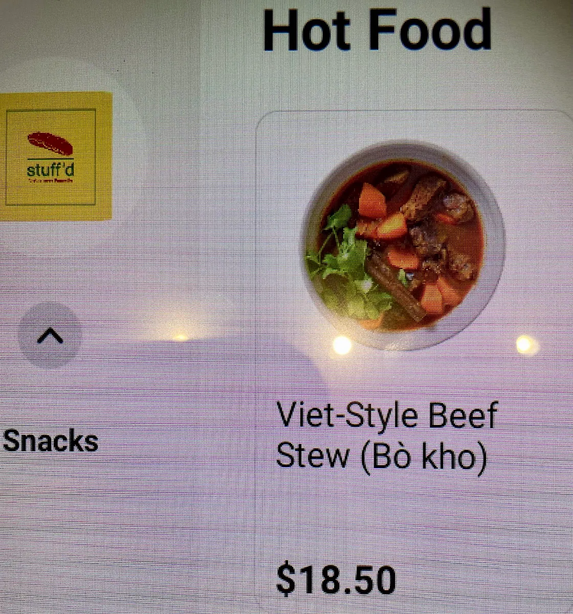 Menu, Stuff'd