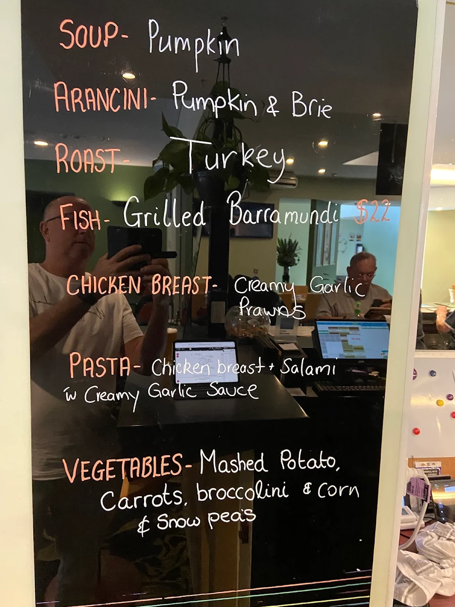 Menu, Mornington Inn