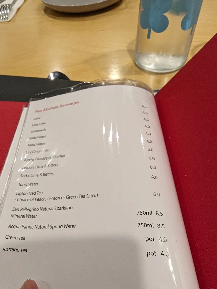 Menu, Glenelg Spices
