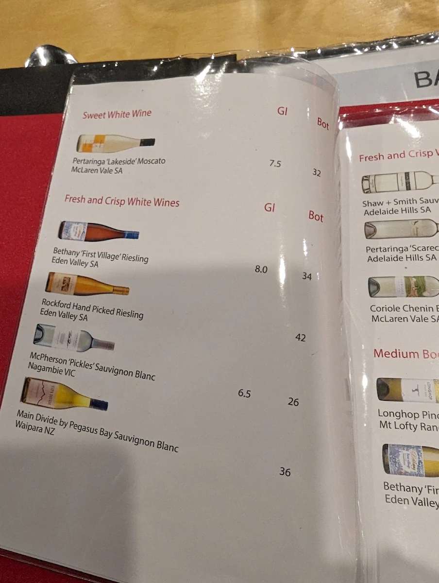 Menu, Glenelg Spices