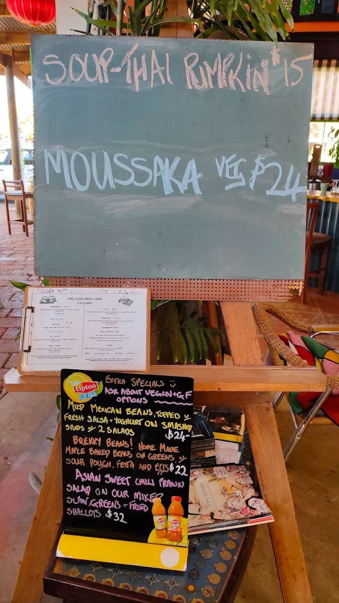 Menu, Mr Foster's