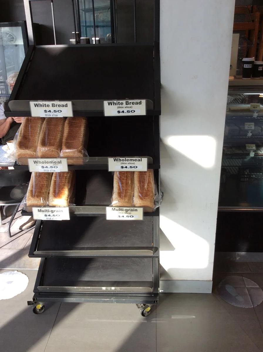 Menu, Mountain View Bakery