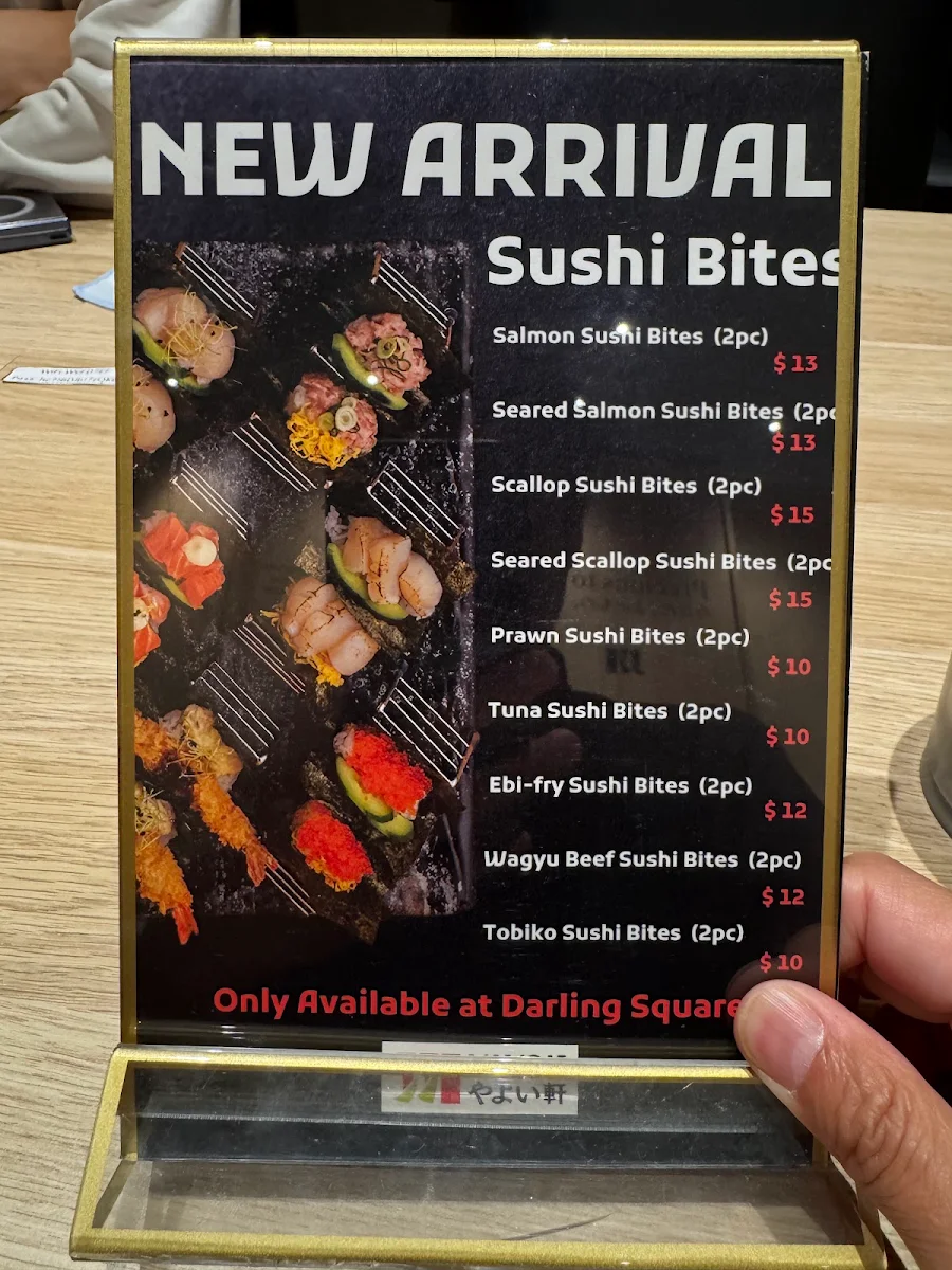 Menu, YAYOI Darling Square