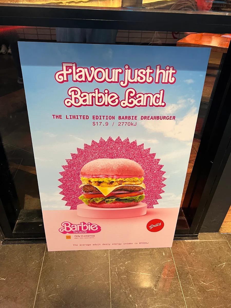 Menu, Grill'd Burgers - Carousel