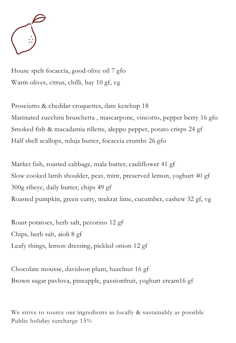 Menu photo 1