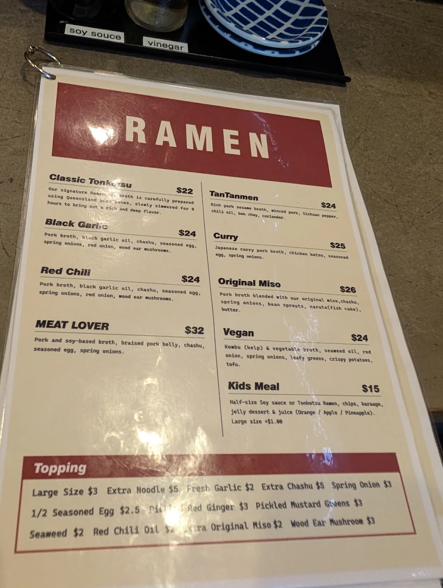 Menu photo 1
