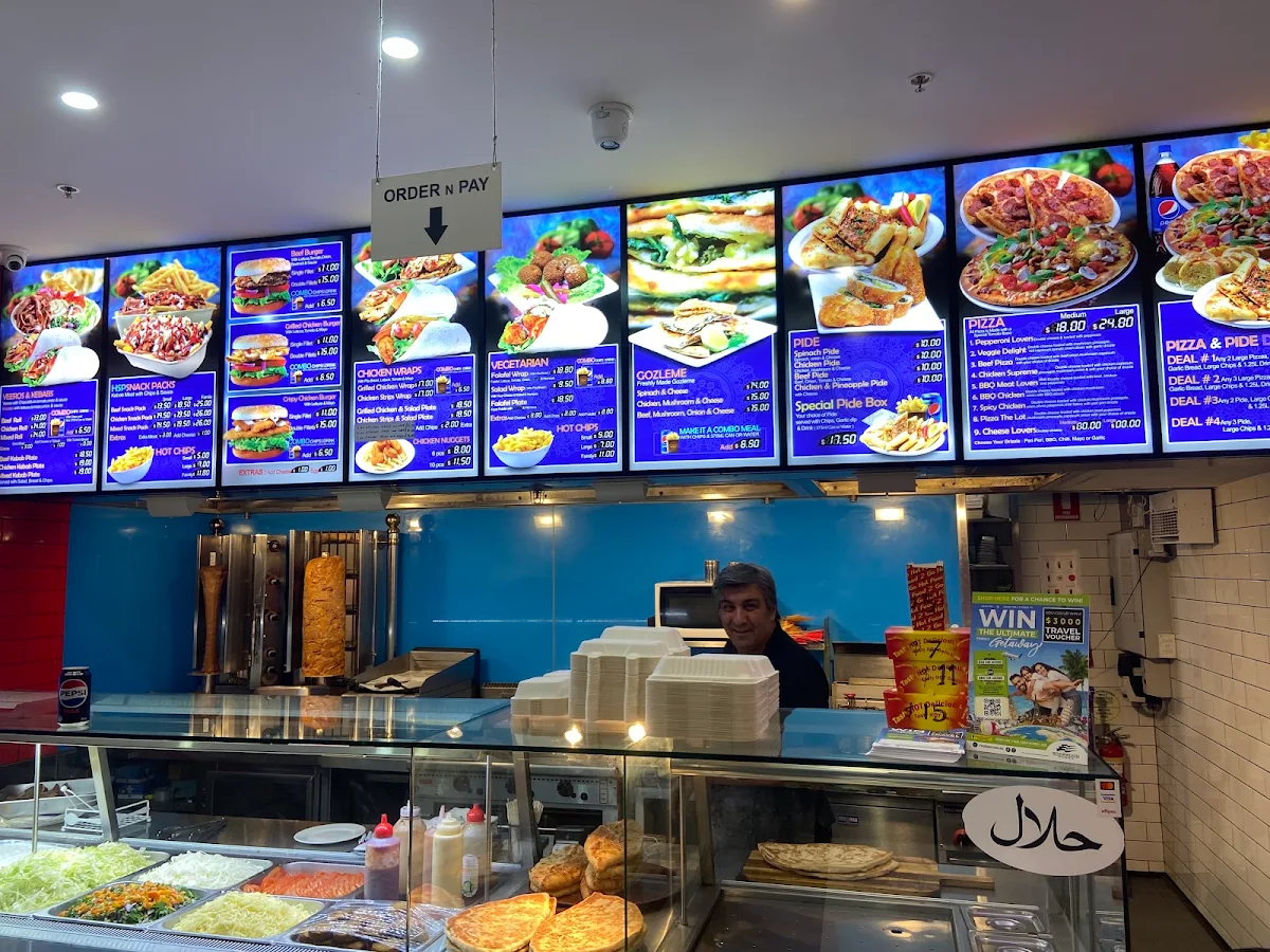 Menu, River Kebab & Pizza