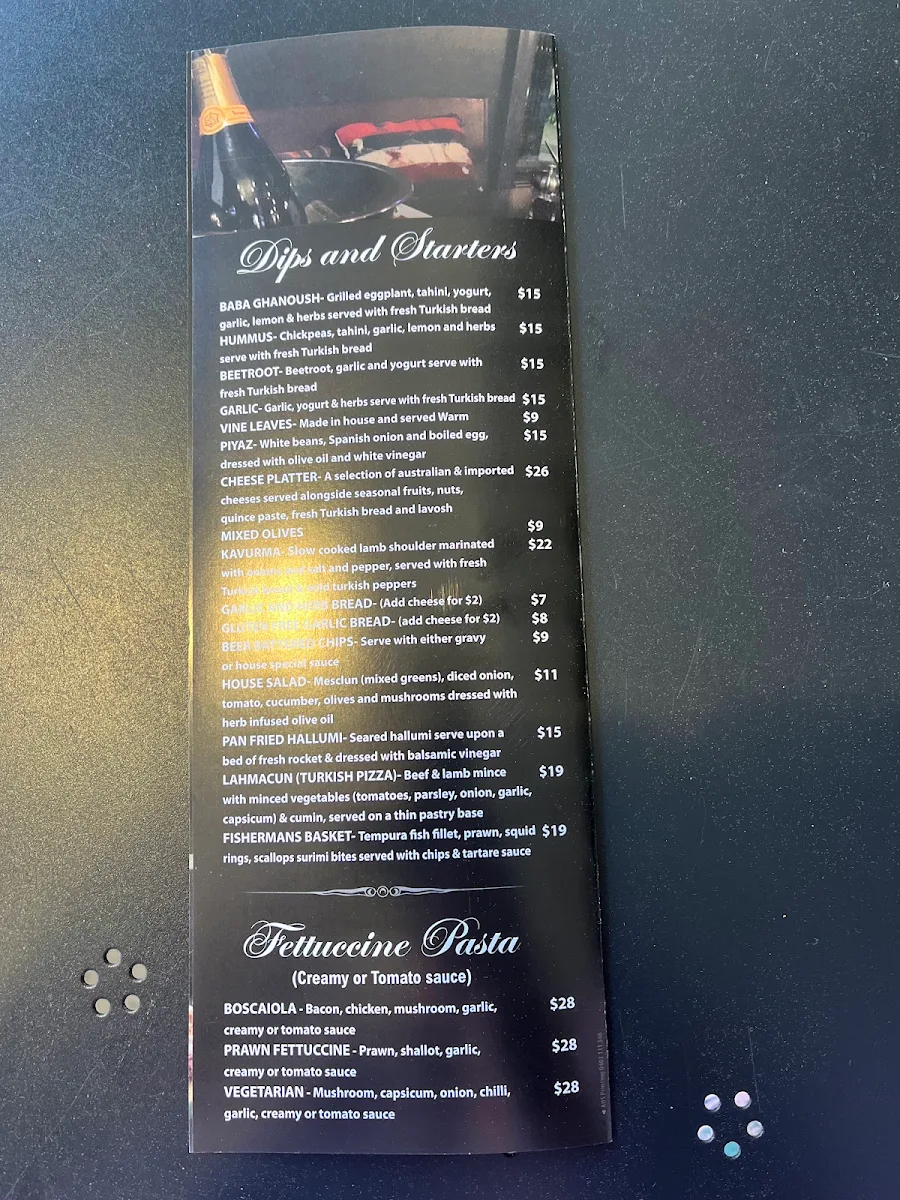 Menu, Polar Bear Of Leura