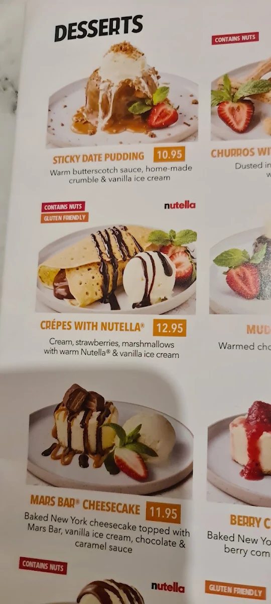 Menu, RASHAYS - Wagga Wagga