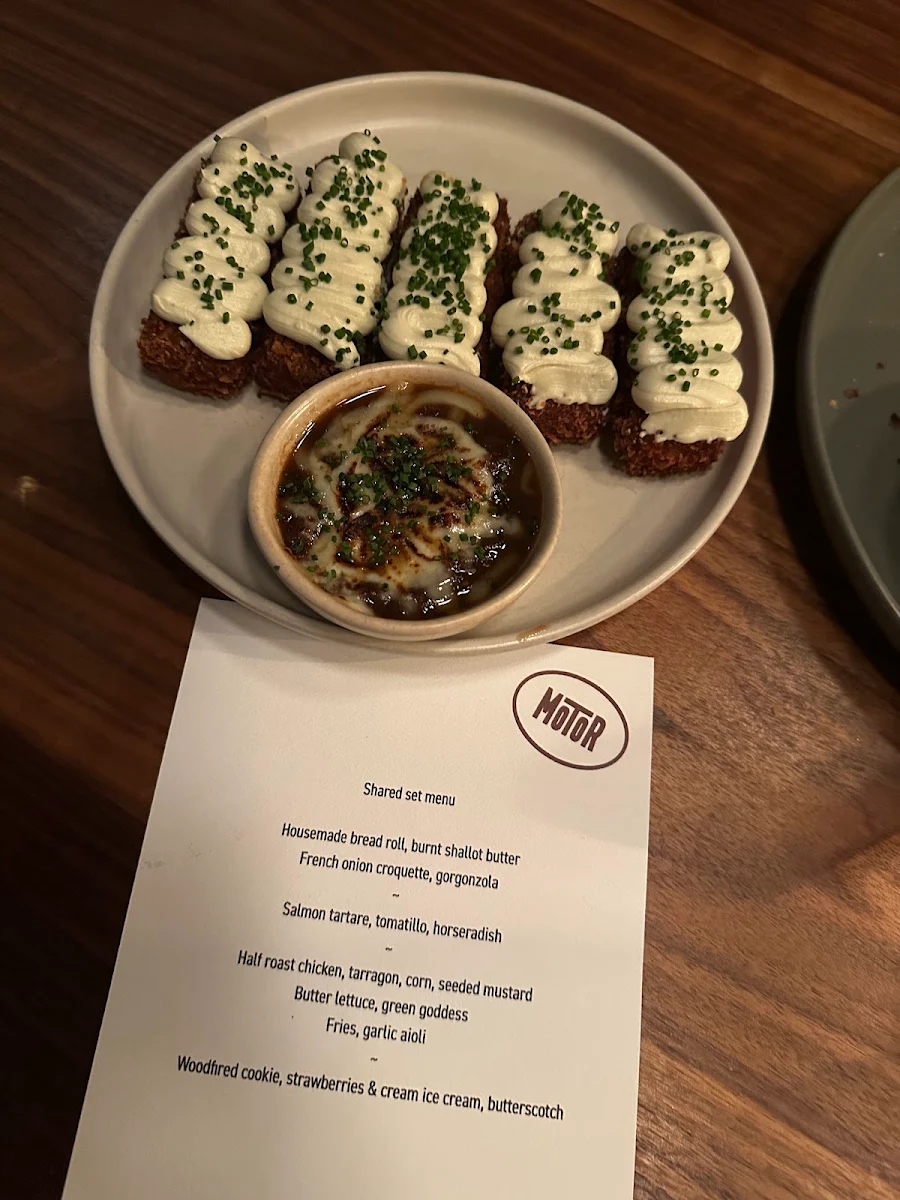Menu, Motor