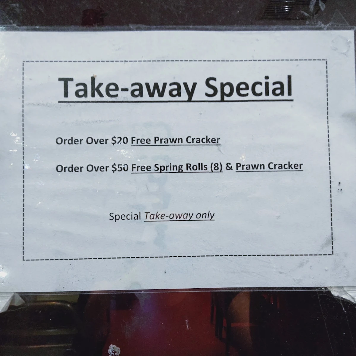 Menu, Penang Delight